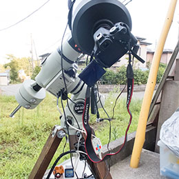 ドリフト法による極軸調整